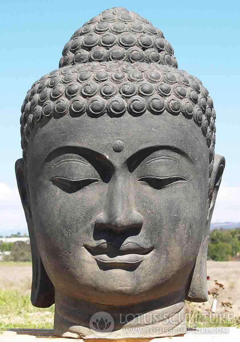 PREORDER Best Selling Large Garden Buddha Head Fountain Water Feature for Any Garden 50"