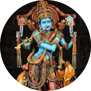 HINDU GOD KRISHNA 8TH AVATAR OF VISHNU