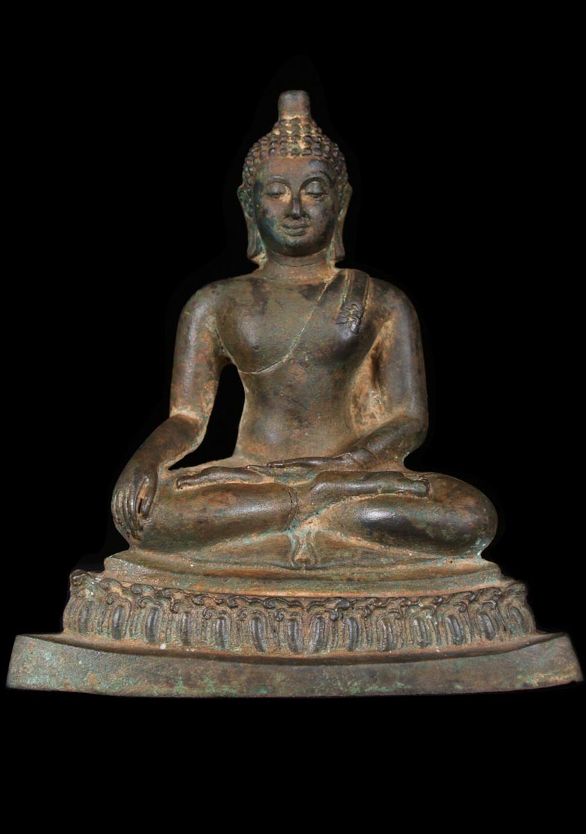 Thai Earth Touching Buddha 8"