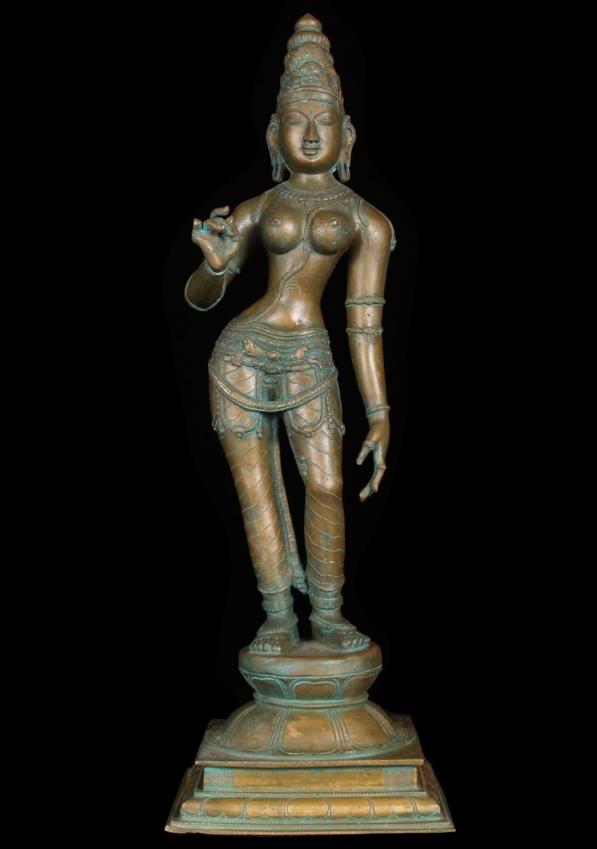 Parvati as Shivakami Bronze Statue 24"