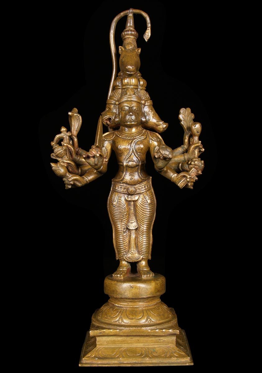 Panchamukha Hanuman Statue 12"