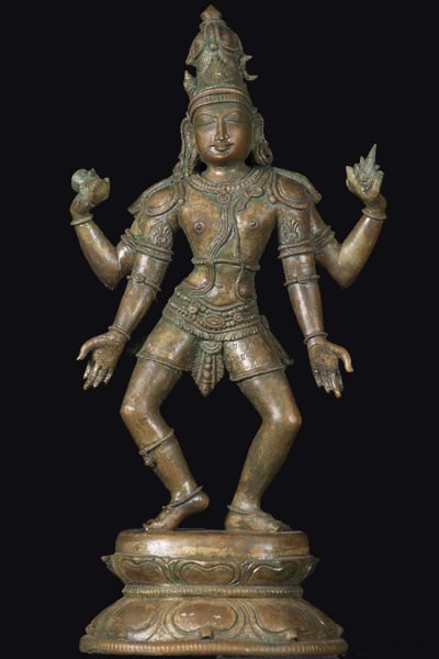 Karana 2 of 108, Shiva Dancing the Wild Tandava Dance 12"