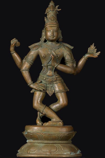 Karana 22 of 108, Shiva Dancing the Wild Tandava Dance 12"