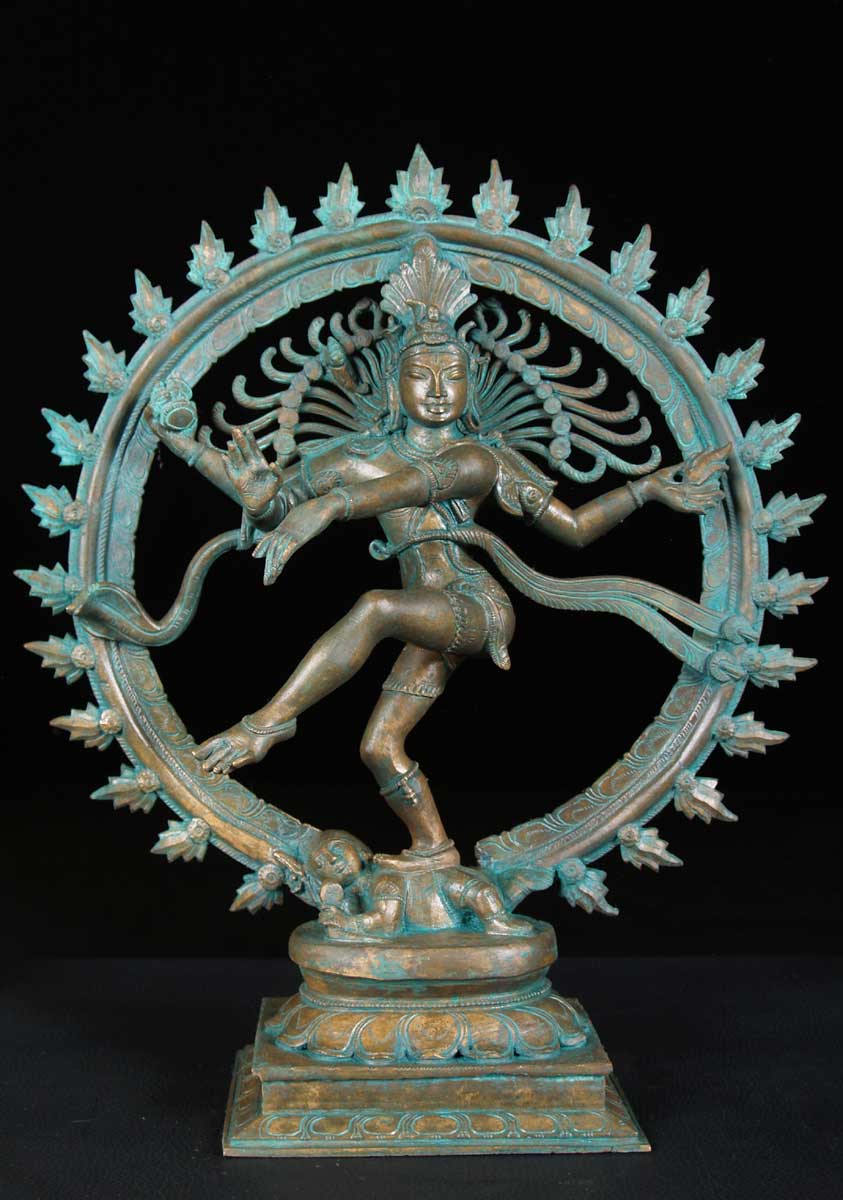 Bronze Shiva as Nataraja Statue 18"