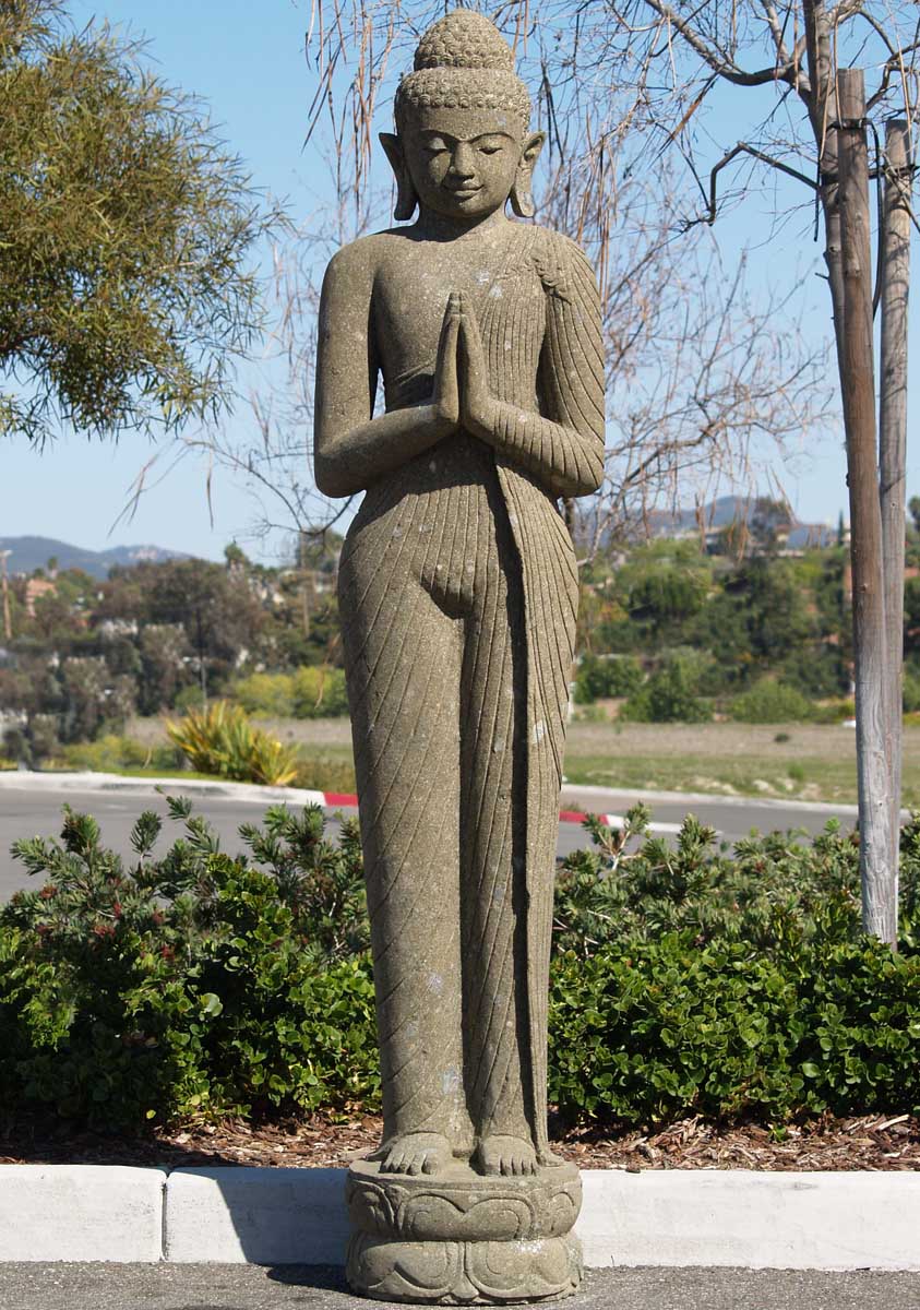 Tall Standing Buddha Sculpture 80"