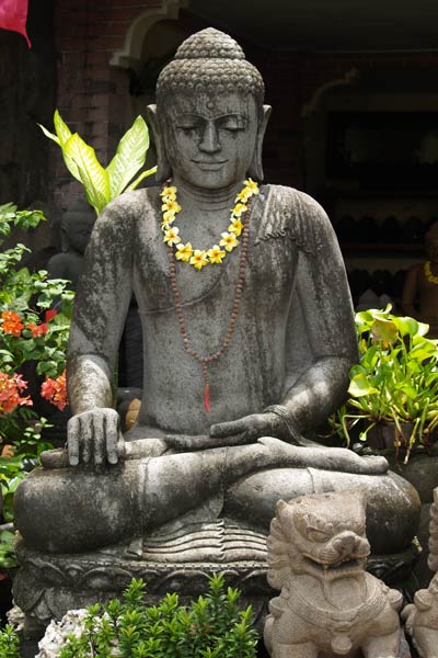 Beautiful Earth Touching Garden Buddha Sculpture 72"