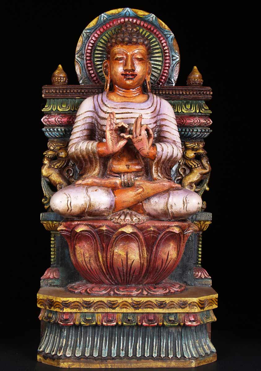 Dharmachakra Buddha Statue 24"