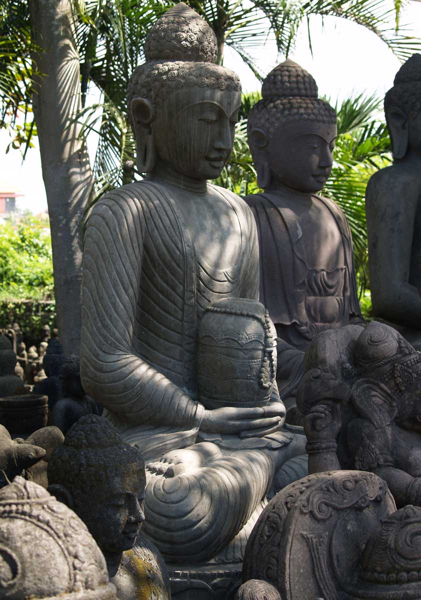 SOLD Large Garden Buddha Statue 7' 8" (#67ls57): Hindu ...