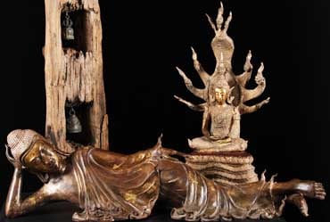 Thai Brass Buddha statues for sale